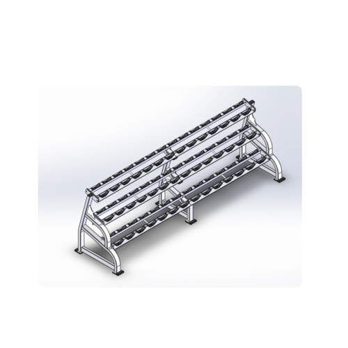 PLR-504 DUMBBELL RACK (3-TIER)
