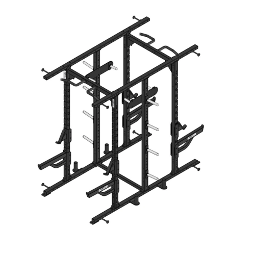 PMX Series Double Half Rack, 3x3 7g Uprights