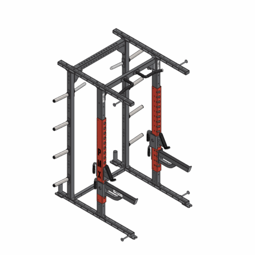 PMX Series Half Rack, 4x3 7g Uprights